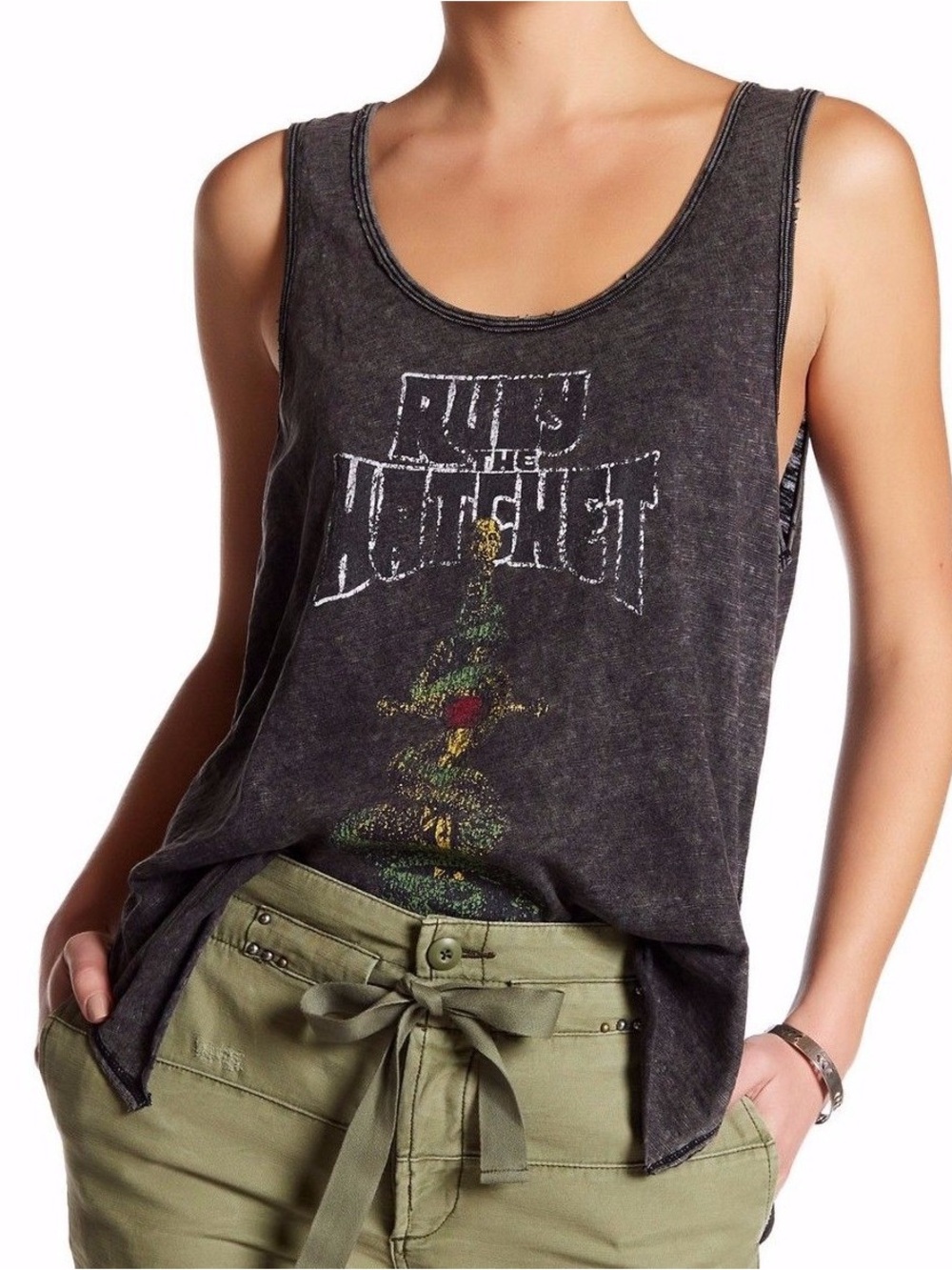 Free People Vintage Ruby the Hatchet Tank Top Women Size Large